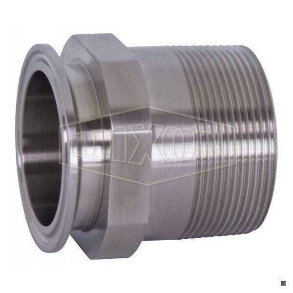 Clamp Adapter, Series: 21MP, Fitting/Connector Type: Adapter, 1-1/2 x 1/2 in Nominal Size, Tube x MN